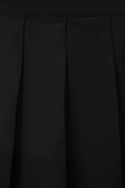 Curve Grave Respect Pleated Skirt