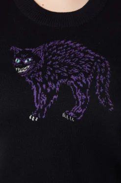 Curve Grinning Cat Placement Vest