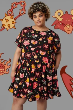 Curve Hellish Dress