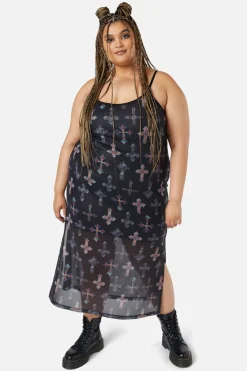 Curve Hope Had Died Mesh Dress
