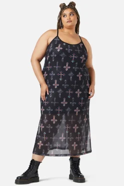 Curve Hope Had Died Mesh Dress