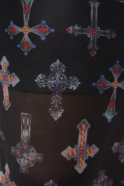 Curve Hope Had Died Mesh Dress