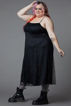 Curve Interwebs Mesh Dress
