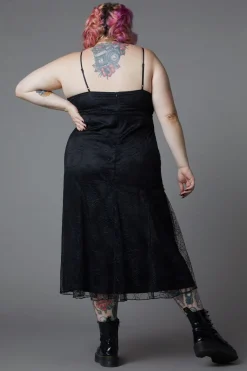 Curve Interwebs Mesh Dress