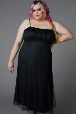 Curve Interwebs Mesh Dress