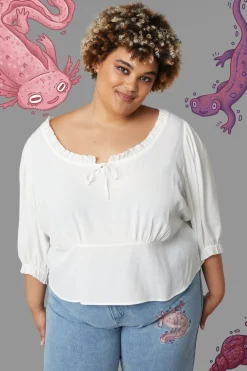 Curve Lily Pad Blouse