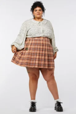 Curve Looking Glass Tartan Skirt
