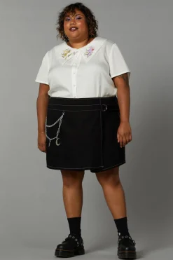 Curve Night Sky Skort