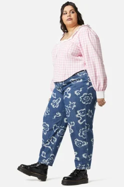 Curve Picnic Party Corset Blouse