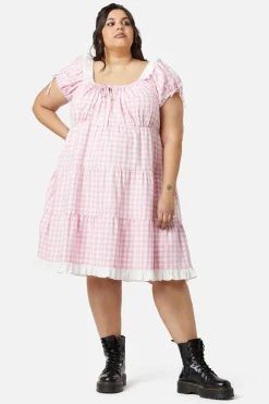 Curve Picnic Party Ruffle Dress