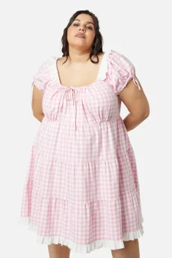 Curve Picnic Party Ruffle Dress