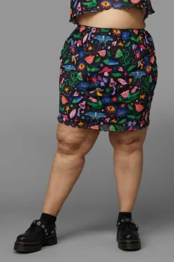Curve Plantistry Mesh Skirt