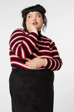 Curve Rage Stripe Knit