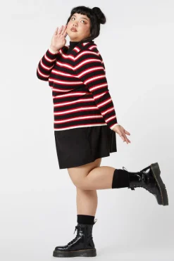 Curve Rage Stripe Knit