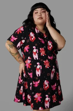 Curve Stay Creepy Dress