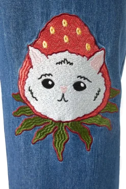 Curve Strawberry Patch Peg Leg Jean