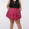 Curve Tartan Skater Skirt
