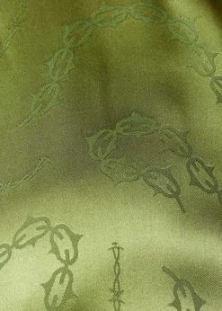 Curve Under Sentence Satin Dress