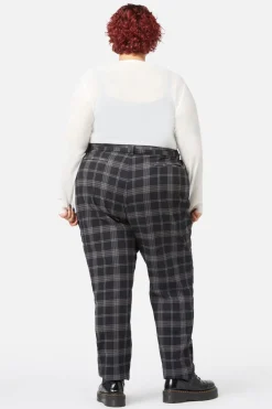 Curve Victoria Tartan Fitted Pants