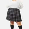 Curve Victoria Tartan Pleated Skirt