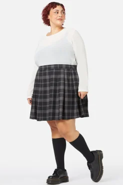 Curve Victoria Tartan Pleated Skirt