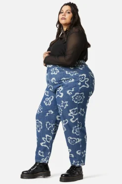 Curve White Out Denim Jeans