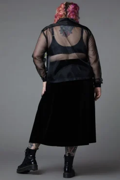 Curve X-Ray Print Blouse