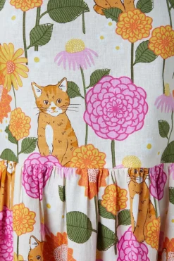 Cute Cat Sleeveless Dress