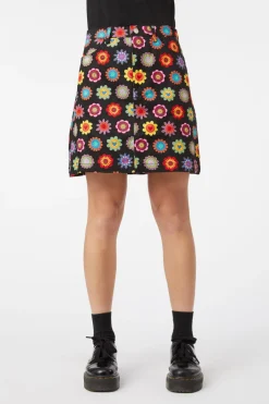 Daisy Cotton Drill Mini Skirt