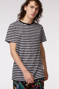 Dallas Stripes Ringer Tee