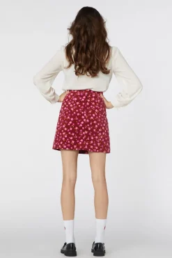 Danielle Ditsy Cord Skirt