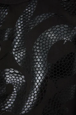 Dark Snake Print Sweater