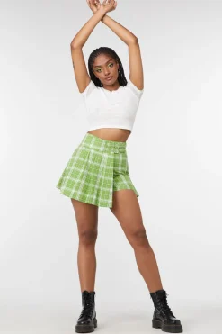 Dazed Tartan Buckle Skort
