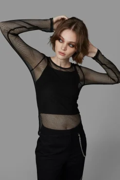 Dead Inside Mesh Top