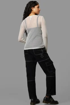 Dead Inside Mesh Top