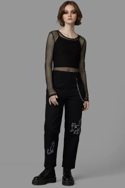 Dead Inside Mesh Top