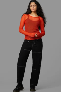 Dead Inside Mesh Top