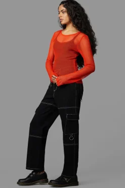 Dead Inside Mesh Top