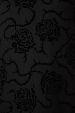 Decaying Days Flocked Mesh Dress