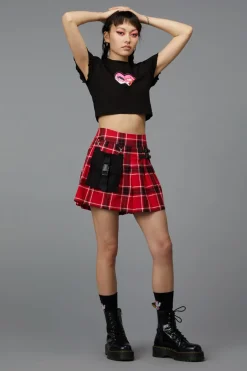 Demonic Tartan Skort