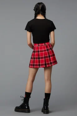Demonic Tartan Skort