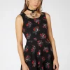 Devil Viscose Skater Dress