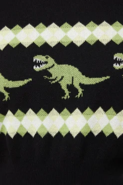Dino Argyle Knit Jumper