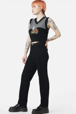 Dinosaur Contrast Knit Vest