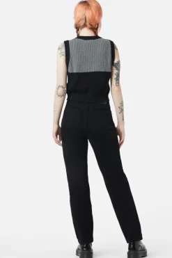 Dinosaur Contrast Knit Vest