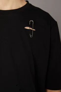 Distressed Patch Tee