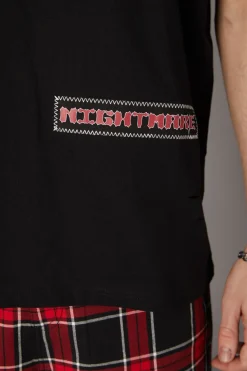 Distressed Patch Tee