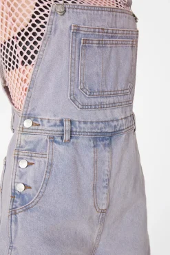 Dixie Denim Short Overall