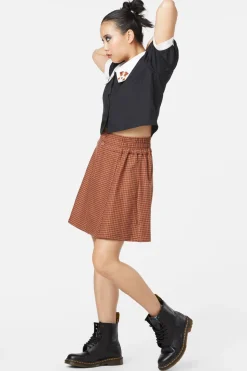 Dodo Houndstooth Skirt