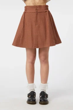 Dodo Houndstooth Skirt